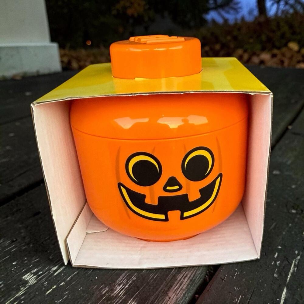 LEGO Pumpkin Storage Head Mini 🎃 Halloween – New in Box